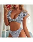 Peachtan Vintage solidny biały bikini set 2020 strój kąpielowy z falbanką kobiet pas stroje kąpielowe kobiety Push up bikini kąp