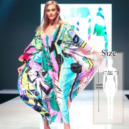 Czeski kaftan i tunika na plażę okrycie plażowe Saida de Praia strój kąpielowy kobiety osłona do bikini up Pareo Sarong stroje k