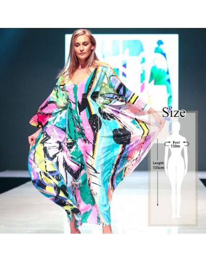 Czeski kaftan i tunika na plażę okrycie plażowe Saida de Praia strój kąpielowy kobiety osłona do bikini up Pareo Sarong stroje k