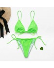 Bikinx Neon bikini stringi biquini strój kąpielowy z wysokim stanem kobiety Sexy push up brazylijski kostium kąpielowy damski st
