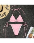 Bikinx Neon bikini stringi biquini strój kąpielowy z wysokim stanem kobiety Sexy push up brazylijski kostium kąpielowy damski st