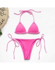 Bikinx Neon bikini stringi biquini strój kąpielowy z wysokim stanem kobiety Sexy push up brazylijski kostium kąpielowy damski st