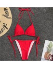 Bikinx Neon bikini stringi biquini strój kąpielowy z wysokim stanem kobiety Sexy push up brazylijski kostium kąpielowy damski st