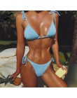 Bikinx trójkątne bikini micro dwuczęściowy kostium String kostium kąpielowy damski Sexy czerwone stroje kąpielowe kobiety 2020 s