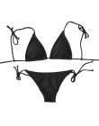 Bikinx trójkątne bikini micro dwuczęściowy kostium String kostium kąpielowy damski Sexy czerwone stroje kąpielowe kobiety 2020 s