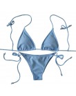 Bikinx trójkątne bikini micro dwuczęściowy kostium String kostium kąpielowy damski Sexy czerwone stroje kąpielowe kobiety 2020 s