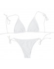 Bikinx trójkątne bikini micro dwuczęściowy kostium String kostium kąpielowy damski Sexy czerwone stroje kąpielowe kobiety 2020 s
