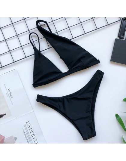 In-x Sexy wzór w cętki strój kąpielowy damskie, patchworkowe stroje kąpielowe damskie jedno ramię bikini set 2020 brazylijskie b