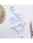 In-x Sexy wzór w cętki strój kąpielowy damskie, patchworkowe stroje kąpielowe damskie jedno ramię bikini set 2020 brazylijskie b