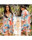 Tunika Cover-up 2020 biała tunika Sexy Hollow Out O-Neck plaża Mini sukienka lato kobiety odzież plażowa narzuta na strój kąpiel