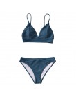 CUPSHE armia zielony stałe Bikini Set kobiety trójkąt Sexy strój kąpielowy dwuczęściowy 2020 dziewczyna zwykły strój kąpielowy s