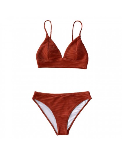 CUPSHE armia zielony stałe Bikini Set kobiety trójkąt Sexy strój kąpielowy dwuczęściowy 2020 dziewczyna zwykły strój kąpielowy s