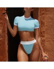 Bikinx żółty sportowy strój kąpielowy brazylia stringi strój kąpielowy dla kobiet Push up strój kąpielowy sexy kąpiących krótki 