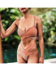 Brazylijska kobieta strój kąpielowy seksowne bikini push up 2020 mujer nowy bandaż neonowe stroje kąpielowe damskie kostium kąpi