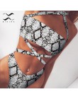 Bikinx Sexy wzór w cętki strój kąpielowy kobiety bikini bandaż strój kąpielowy 2020 push up stroje kąpielowe brazylijski klamra 
