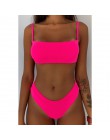 Sexy Bikini kobiety stroje kąpielowe push up strój kąpielowy Bandeau Bikini Set brazylijski Biquini strój kąpielowy kobiet stroj