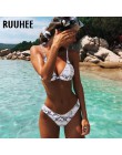 RUUHEE brazylijski strój kąpielowy Bikini kobiety strój kąpielowy 2019 zestaw mikro Bikini Push Up kostium kąpielowy Bikini Mail