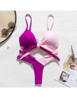 Brazylijska kobieta strój kąpielowy seksowne bikini push up 2020 mujer nowy bandaż neonowe stroje kąpielowe damskie kostium kąpi
