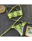 Bikinx Sexy wzór w cętki strój kąpielowy kobiety bikini bandaż strój kąpielowy 2020 push up stroje kąpielowe brazylijski klamra 