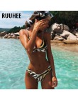 RUUHEE brazylijski strój kąpielowy Bikini kobiety strój kąpielowy 2019 zestaw mikro Bikini Push Up kostium kąpielowy Bikini Mail