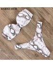 RXRXCOCO Bikini kobiety Sexy push up strój kąpielowy 2019 Bandeau Bikini brazylijski Bikini Set stroje kąpielowe strój kąpielowy