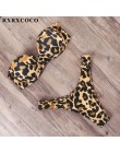 RXRXCOCO Bikini kobiety Sexy push up strój kąpielowy 2019 Bandeau Bikini brazylijski Bikini Set stroje kąpielowe strój kąpielowy