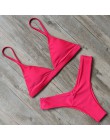 RUUHEE brazylijski strój kąpielowy Bikini kobiety strój kąpielowy 2019 zestaw mikro Bikini Push Up kostium kąpielowy Bikini Mail