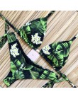 Melphieer na szyję Tank krótki top Bikini szydełka zestaw Bikini stroje kąpielowe kobiety kostium kąpielowy damski kostium kąpie