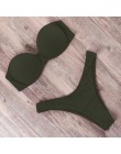 RXRXCOCO Bikini kobiety Sexy push up strój kąpielowy 2019 Bandeau Bikini brazylijski Bikini Set stroje kąpielowe strój kąpielowy