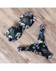 RXRXCOCO Bikini kobiety Sexy push up strój kąpielowy 2019 Bandeau Bikini brazylijski Bikini Set stroje kąpielowe strój kąpielowy