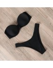 RXRXCOCO Bikini kobiety Sexy push up strój kąpielowy 2019 Bandeau Bikini brazylijski Bikini Set stroje kąpielowe strój kąpielowy