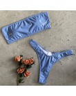 Mossha seksowne stringi różowe bikini Neon kostium kąpielowy damski strój kąpielowy jedno ramię Bikini set 2020 stroje kąpielowe