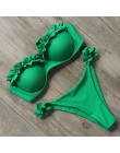 RXRXCOCO Bikini kobiety Sexy push up strój kąpielowy 2019 Bandeau Bikini brazylijski Bikini Set stroje kąpielowe strój kąpielowy