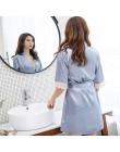 Moda damska lato Mini szlafrok kimono Lady Rayon szlafrok Yukata koszula nocna bielizna nocna piżamy Pijama Mujer rozmiar M-XL