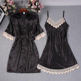 Moda damska lato Mini szlafrok kimono Lady Rayon szlafrok Yukata koszula nocna bielizna nocna piżamy Pijama Mujer rozmiar M-XL