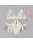 SHEIN koronkowy seksowny komplet bielizny gorące kobiety bielizna nocna V Neck bez rękawów koronkowy ścieg muszelkowy Bralette i