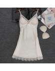 Moda 2018 nowa seksowna z paskami na górze szata letnia damska bielizna nocna Casual sztuczny jedwab odzież domowa bielizna nocn