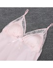 Moda 2018 nowa seksowna z paskami na górze szata letnia damska bielizna nocna Casual sztuczny jedwab odzież domowa bielizna nocn