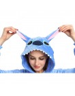 Nowe zimowe kobiety mężczyźni Unisex dorosłych Cute Cartoon Onesie piżama w zwierzątka unicornio haftowany jednorożec Kigurumi f