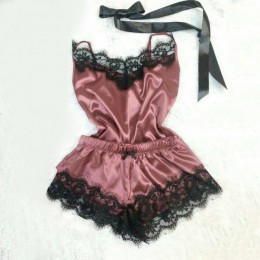 9 kolory Sexy koronkowa bielizna nocna poliester panie piżama femme piżamy damskie piżama piżama פיגמה bielizna nocna sexy piżam