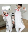 Kobiety Kigurumi jednorożec piżamy zestawy flanelowe śliczne piżama w zwierzątka zestawy kobiety zima unicornio Nightie piżamy b