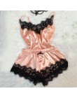 9 kolory Sexy koronkowa bielizna nocna poliester panie piżama femme piżamy damskie piżama piżama פיגמה bielizna nocna sexy piżam