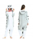 Flanelowe kingurumi dorosłych zwierząt pijama jednorożec piżamy kobiety Cosplay Kigurumi piżama Totoro Stitch Onsie Homewear bie