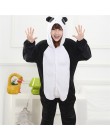 Totoro kigurumi kombinezon dla dorosłych zwierząt jednorożec komplet piżamy ciepły miękki ścieg piżamy Onepiece kombinezon zimow