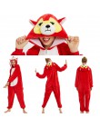 Nowe zimowe kobiety mężczyźni Unisex dorosłych Cute Cartoon Onesie piżama w zwierzątka unicornio haftowany jednorożec Kigurumi f