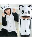 Jednorożec Kigurumi piżama Stitch dorosłych zwierząt Onesie kobiety mężczyźni para 2019 zimowa piżama garnitur kot piżamy flanel