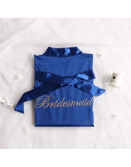 Chińskich kobiet Rayon haft panna młoda druhna Kimono szlafrok sukienka Sexy Mini sen nocna bielizna nocna szaty ślubne S0102