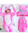 Kobiety Kigurumi jednorożec piżamy zestawy flanelowe śliczne piżama w zwierzątka zestawy kobiety zima unicornio Nightie piżamy b