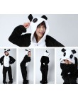 Nowe zimowe kobiety mężczyźni Unisex dorosłych Cute Cartoon Onesie piżama w zwierzątka unicornio haftowany jednorożec Kigurumi f