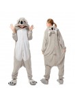Nowe zimowe kobiety mężczyźni Unisex dorosłych Cute Cartoon Onesie piżama w zwierzątka unicornio haftowany jednorożec Kigurumi f